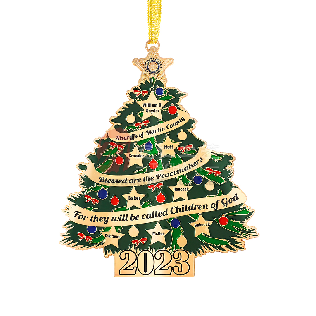 Christmas Tree - shaped Metal Ornament.jpg